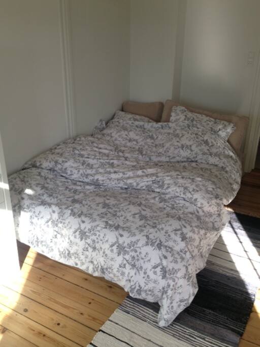 Super comfortable sleeping arrangement.