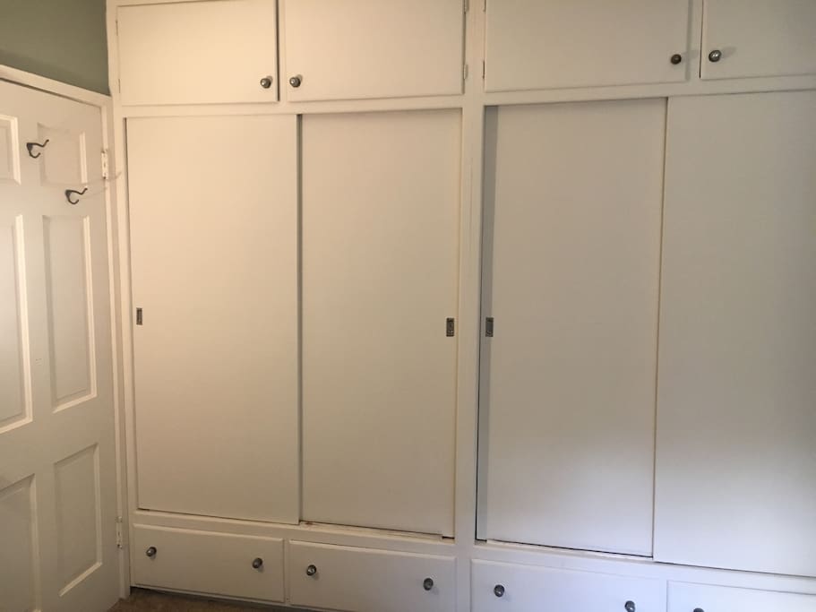 Ample closet space