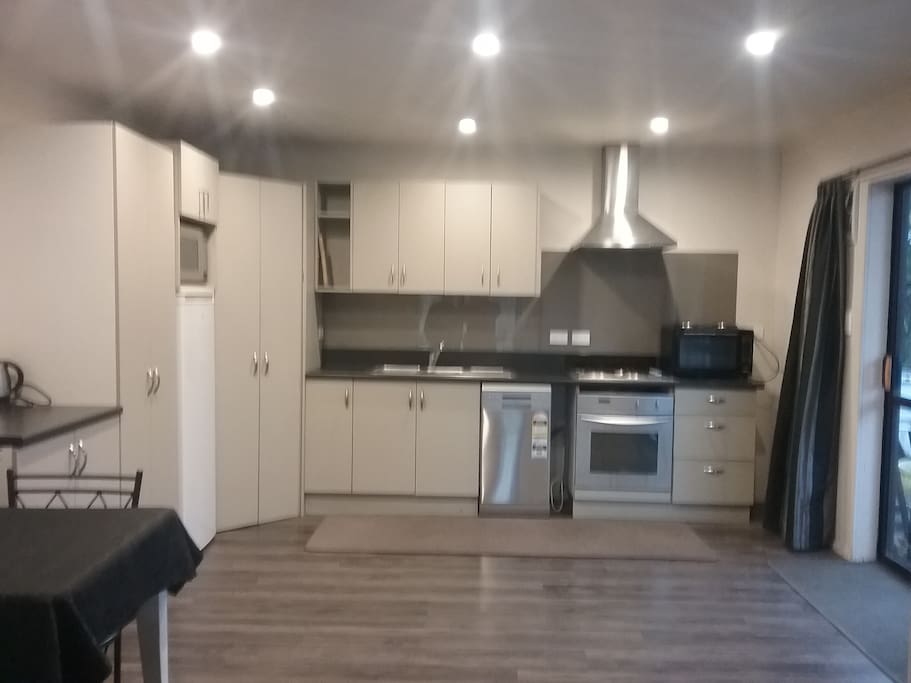 Kitchen, table and four chairs