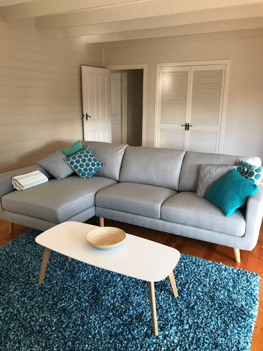 Spacious, light filled lounge area.