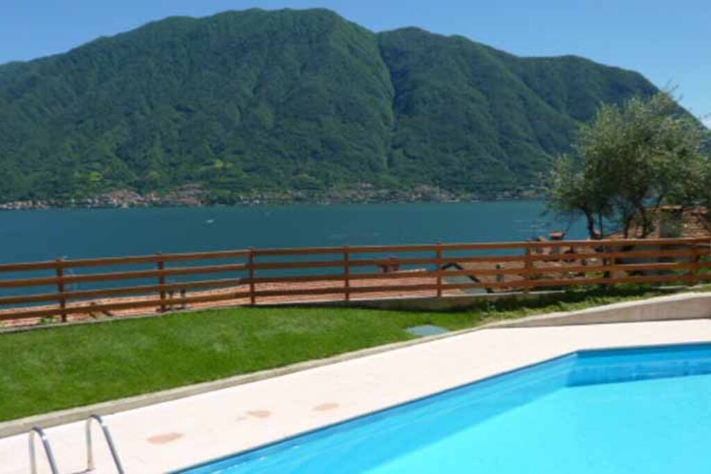"The pool was nice and clean. We were there in July and we had the pool for ourselves for a large stretches of time. It was a bit busier in the weekends when the Italians dropped by but newer crowded".