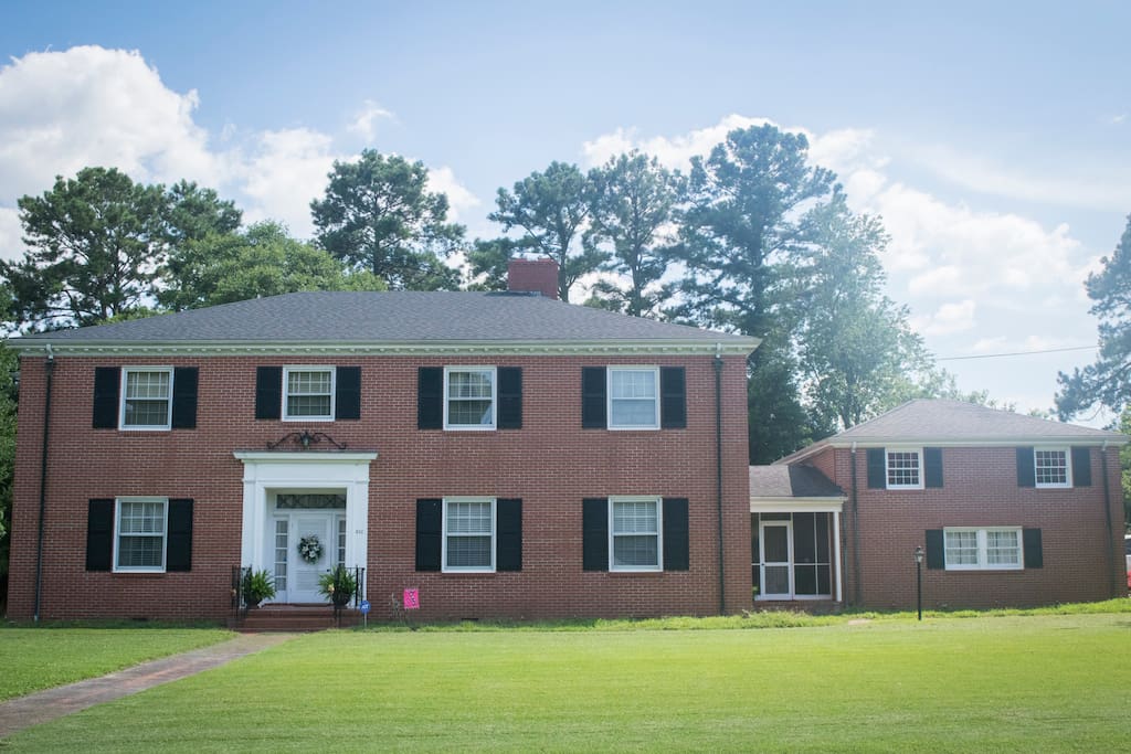 Front view of the house
