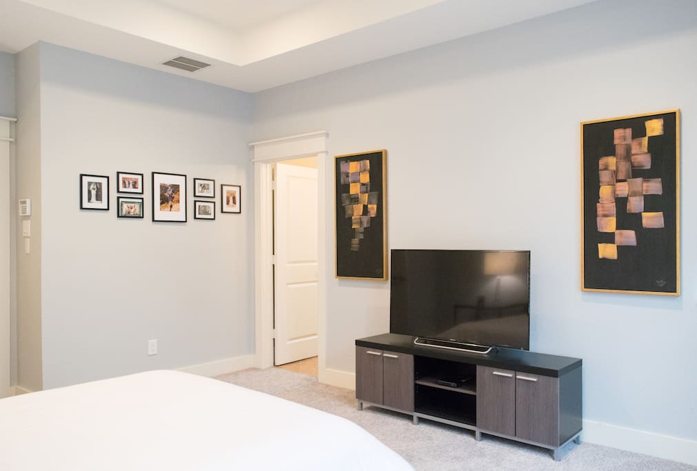 Master bedroom - wired with DirectTV (every room in the house is)