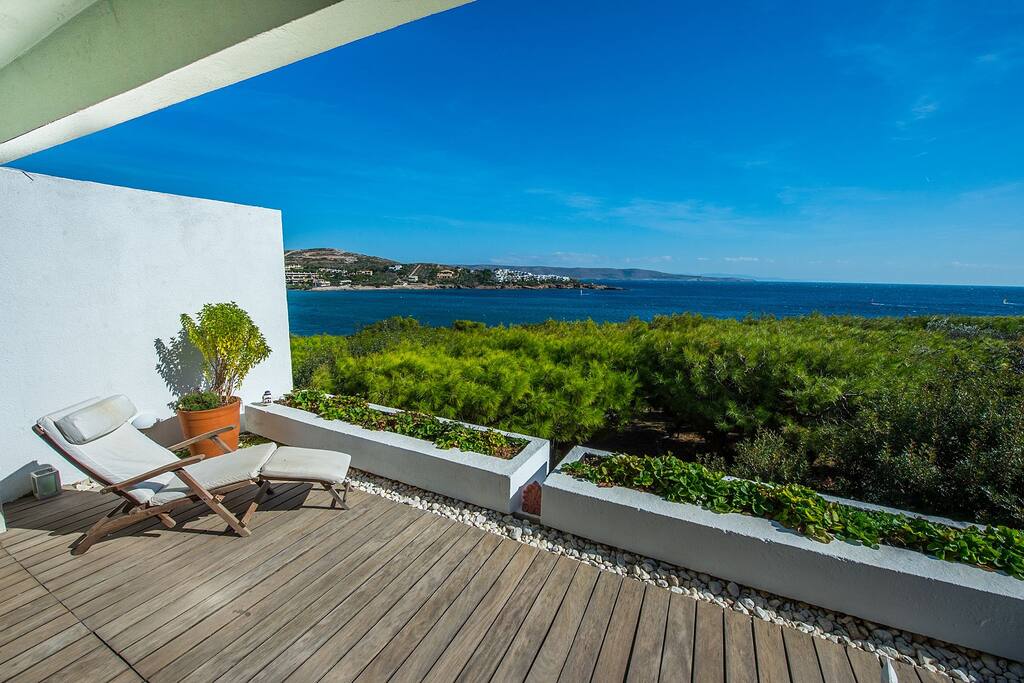 ground floor aegean sea view