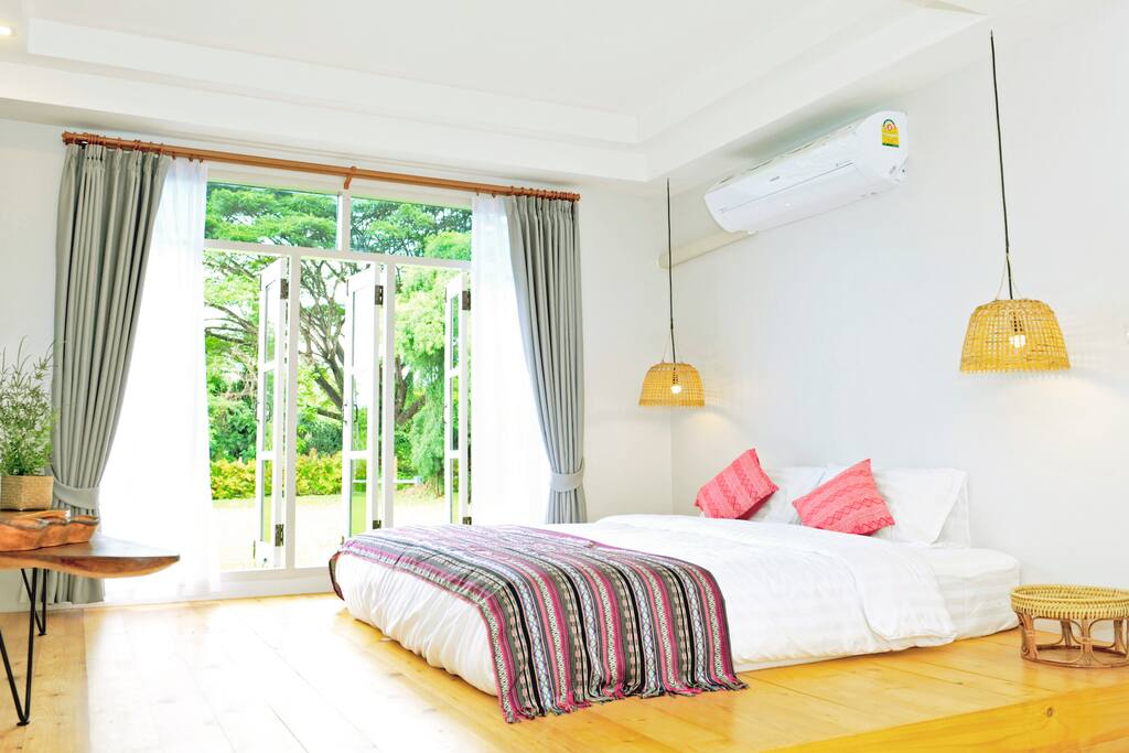Bedding Area of Stay Terrace room