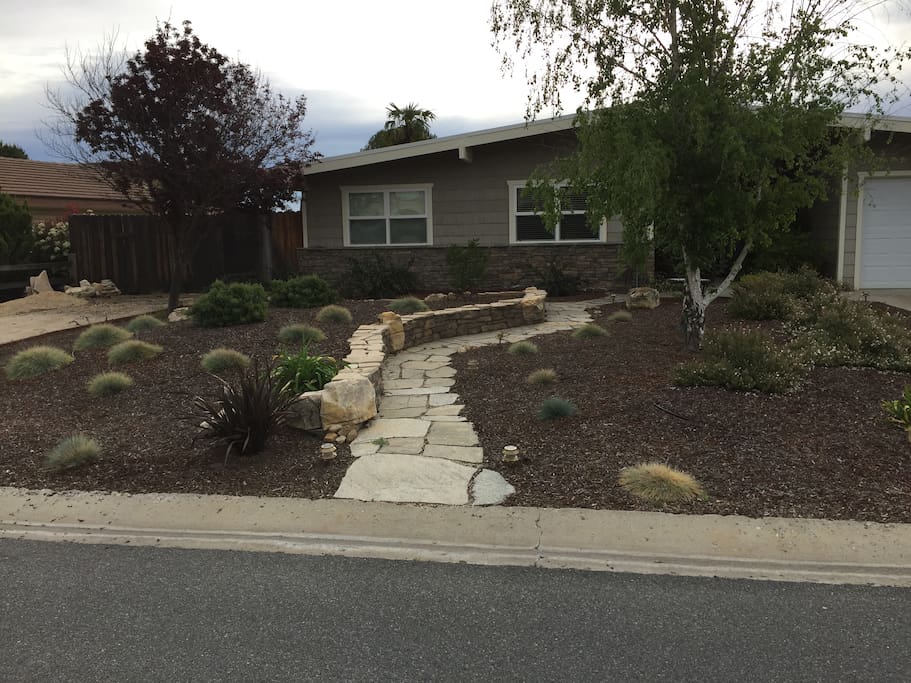 Newly landscaped
