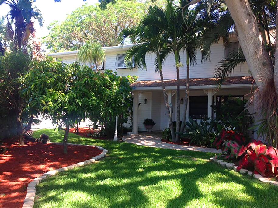 Front of the house.