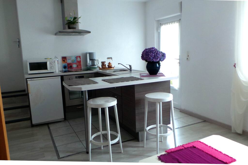 Séjour coin vue cuisine