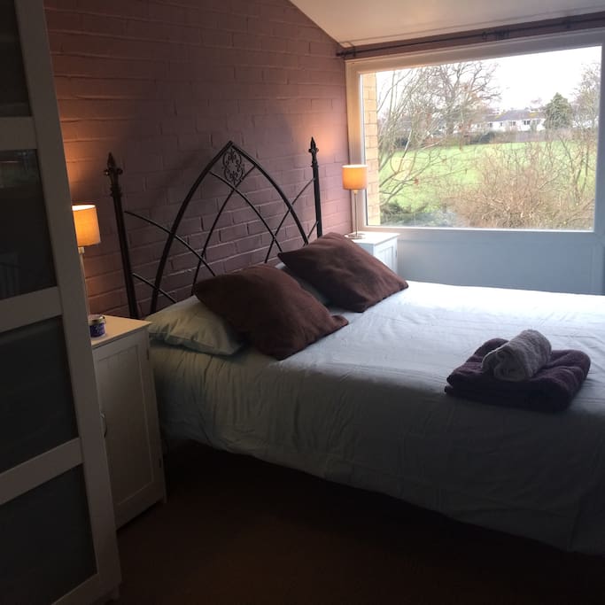 Your bedroom, with view over park