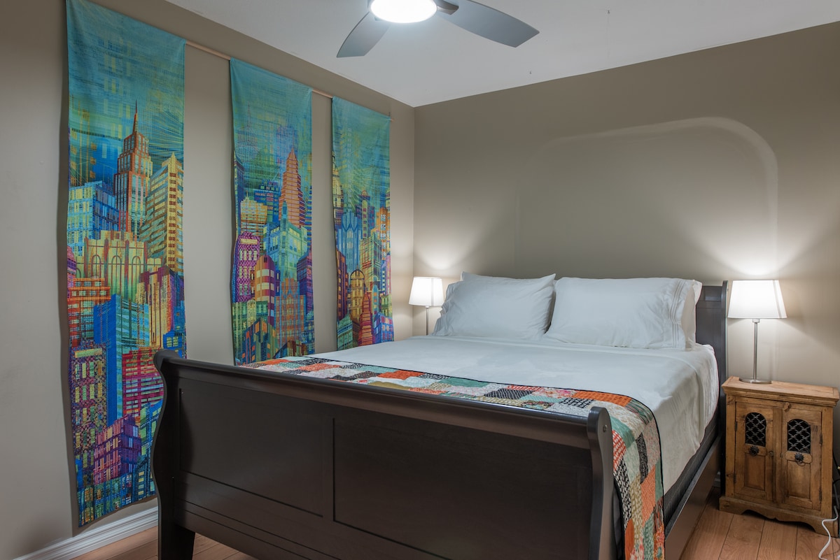 غرفة النوم رقم3 ، لا توجد نافذة في الخارج مثالية جدًا للنوم جيدًا.