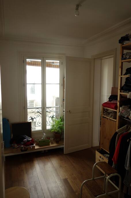 Vue depuis le dressing