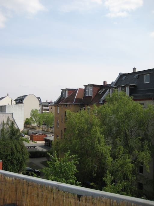 view from the balcony