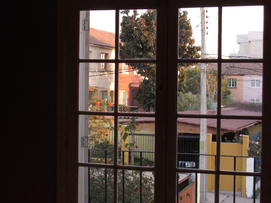 Vista hacia el sur con un balcón. South View