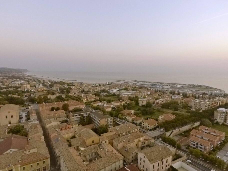 vista panoramica della città