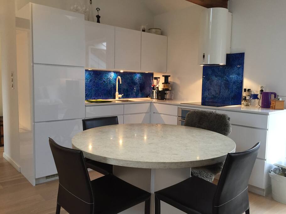 Kitchen with dishwasher, and otherwise fully equipped