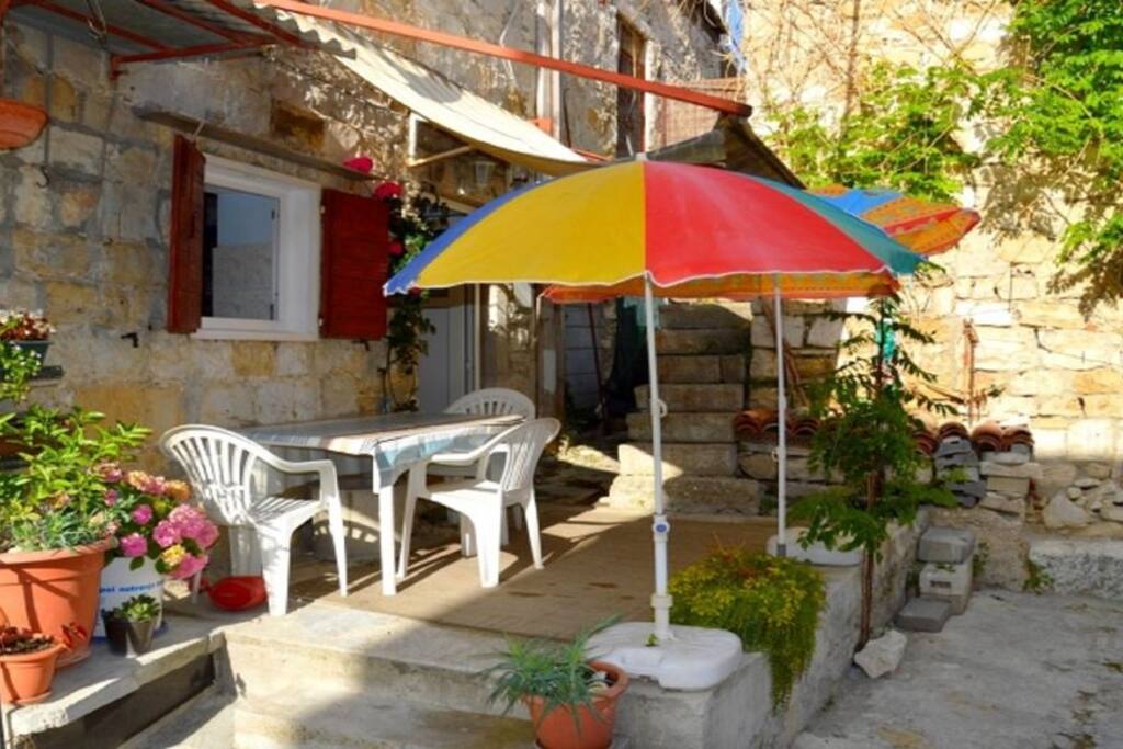 Terrasse privée / Notre terrasse
