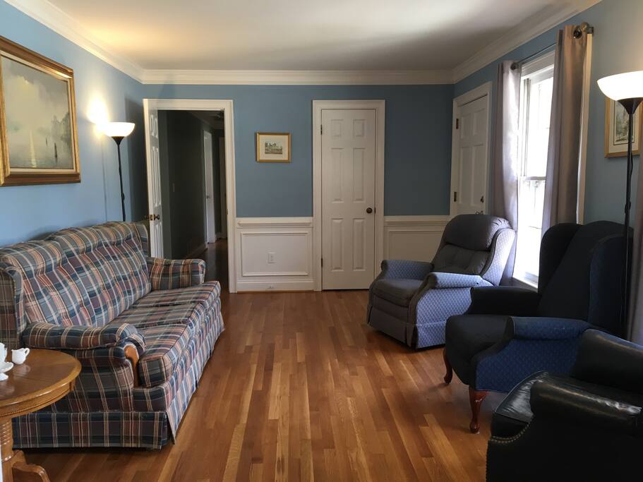 Formal living room from the dining room