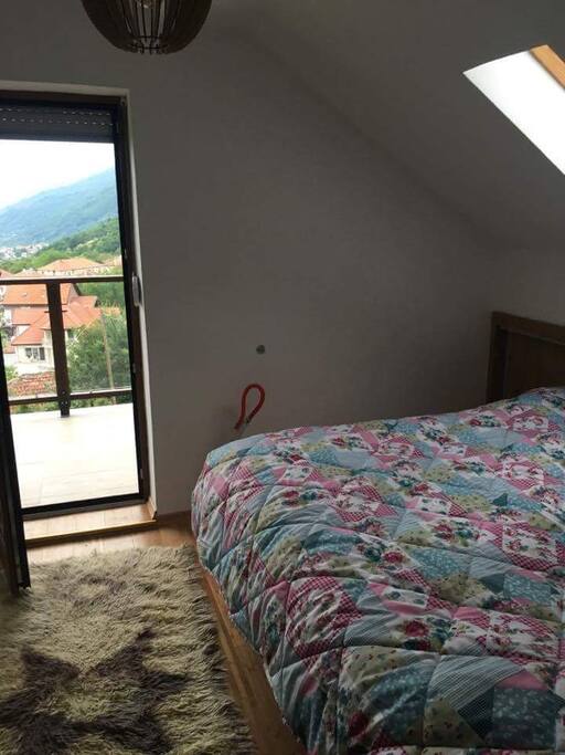 Bedroom 1 with balcony