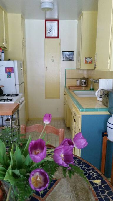 All the kitchen amenities
