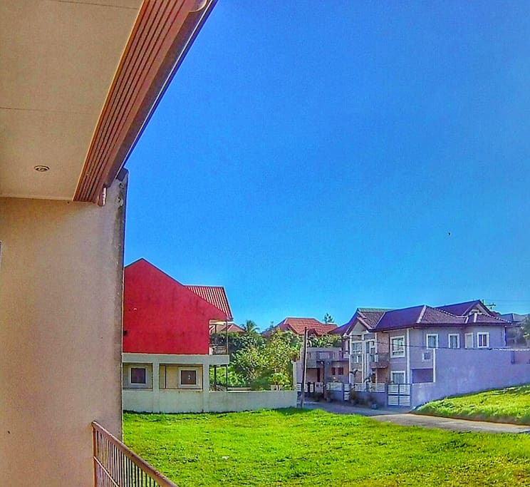 View at the balcony