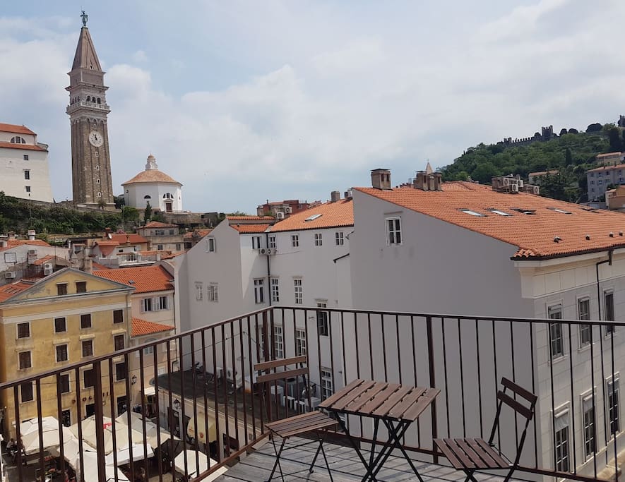 Enjoy a unique roof terrace, shared by guests from 4 apartments