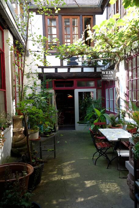 Freisitz im Innenhof