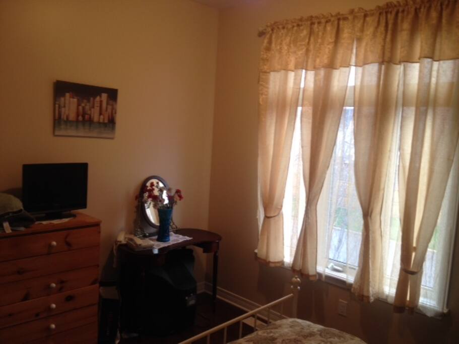Large Window perfect for Natural Light