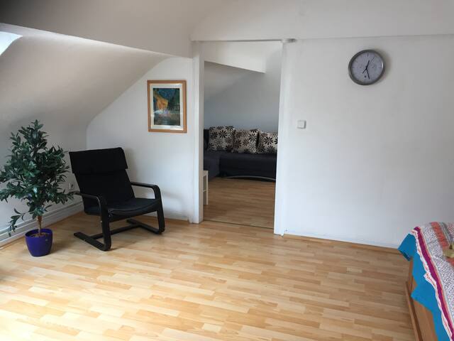 Altstadt-/Zentrumsnahe Dachgeschosszimmer