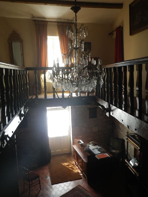 Le corridor et la réception
