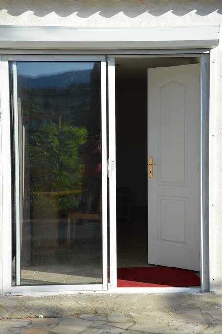 entrée du studio