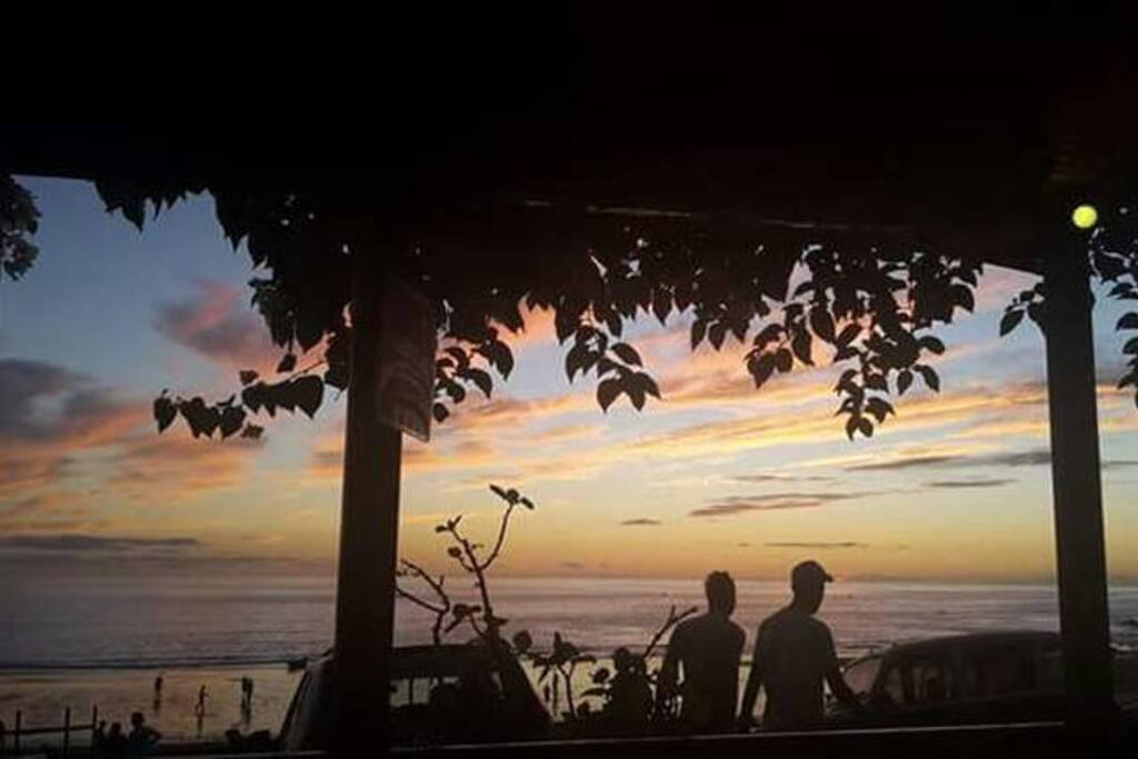 Sunset watching at the Auberge restaurant