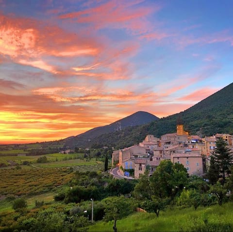 Restored Provencal village house.