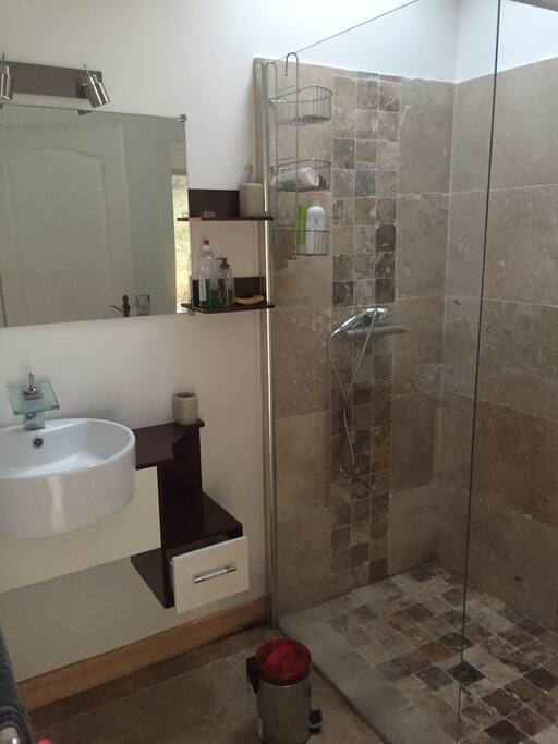 salle de bain avec douche à l italienne et wc