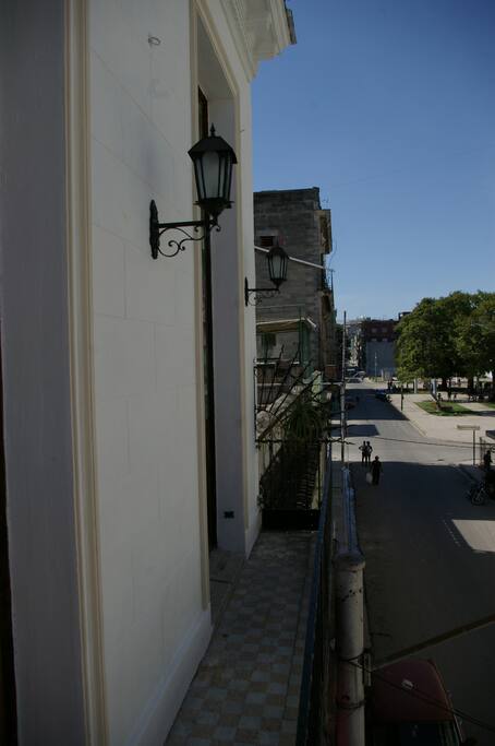 vista desde el balcon