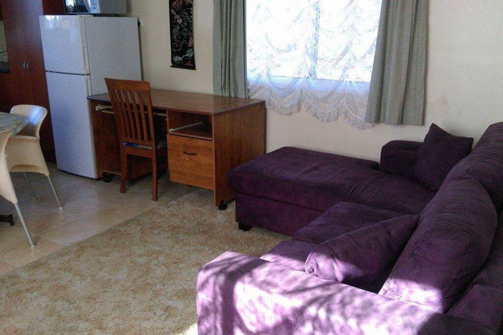 Your own private lounge and study area