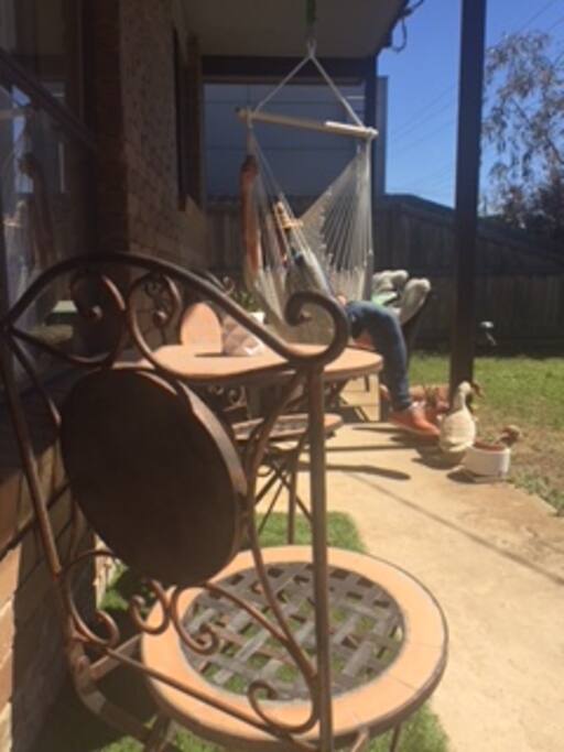 Sun filled Veranda