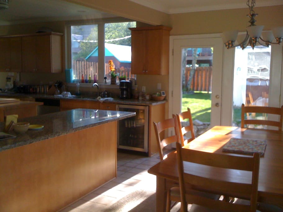 Kitchen and dining room