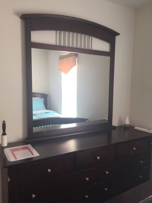 Dresser for guest use
