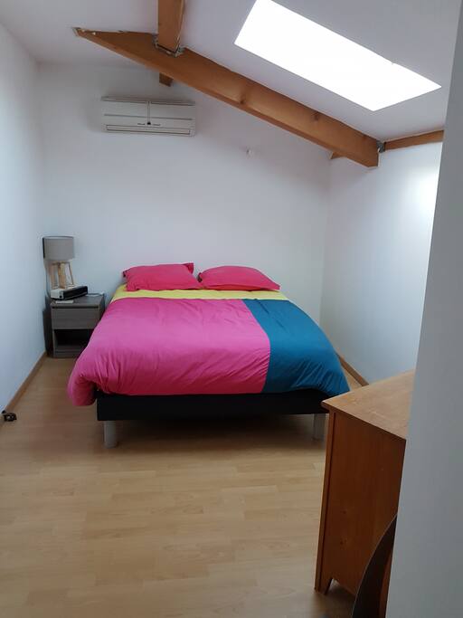 chambre, literie neuve