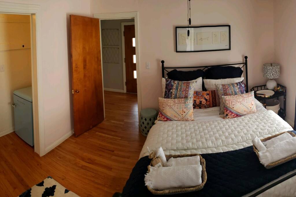 Your private entrance with small private foyer (See entry door in the background)
