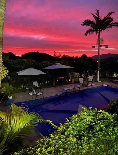 Casa de campo, with a Beach Tennis court!