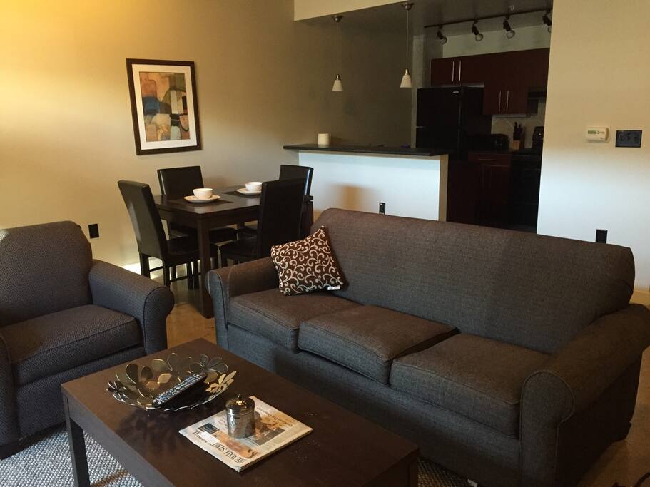 Living and dining area
