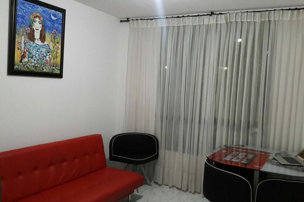 Un espacio muy cómodo para descansar y charlar alimentarse