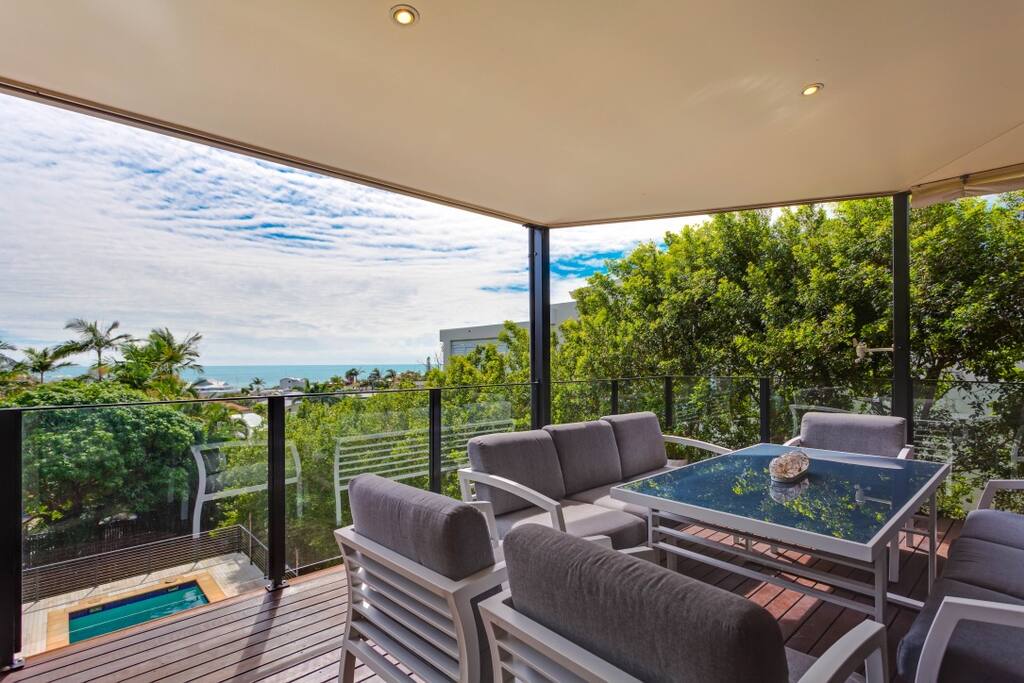 Main Balcony with lounge and Weber BBQ
