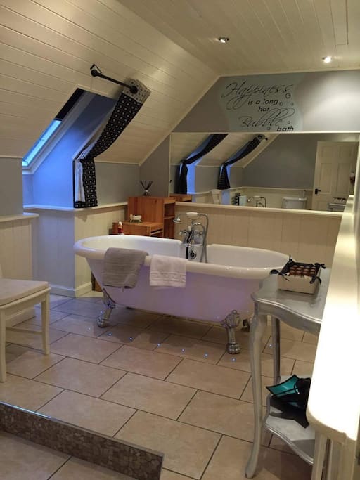 This ensuite is with the double room