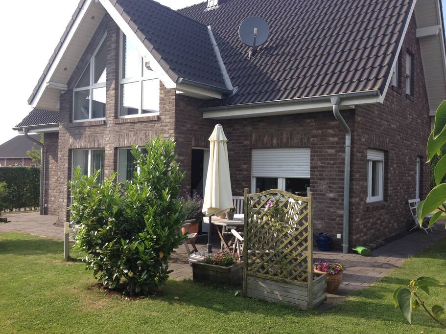 Blick auf die Terrasse