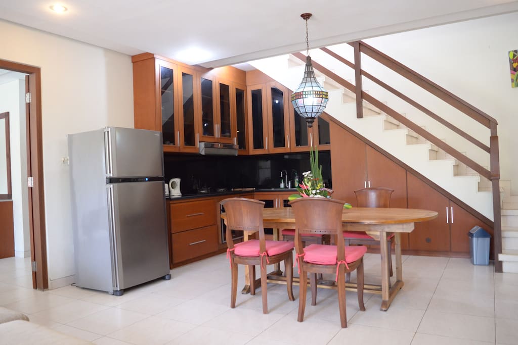 Kitchen and dining area