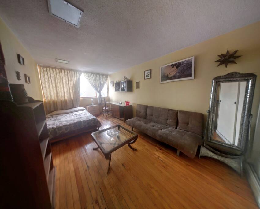 una mini sala de estar
