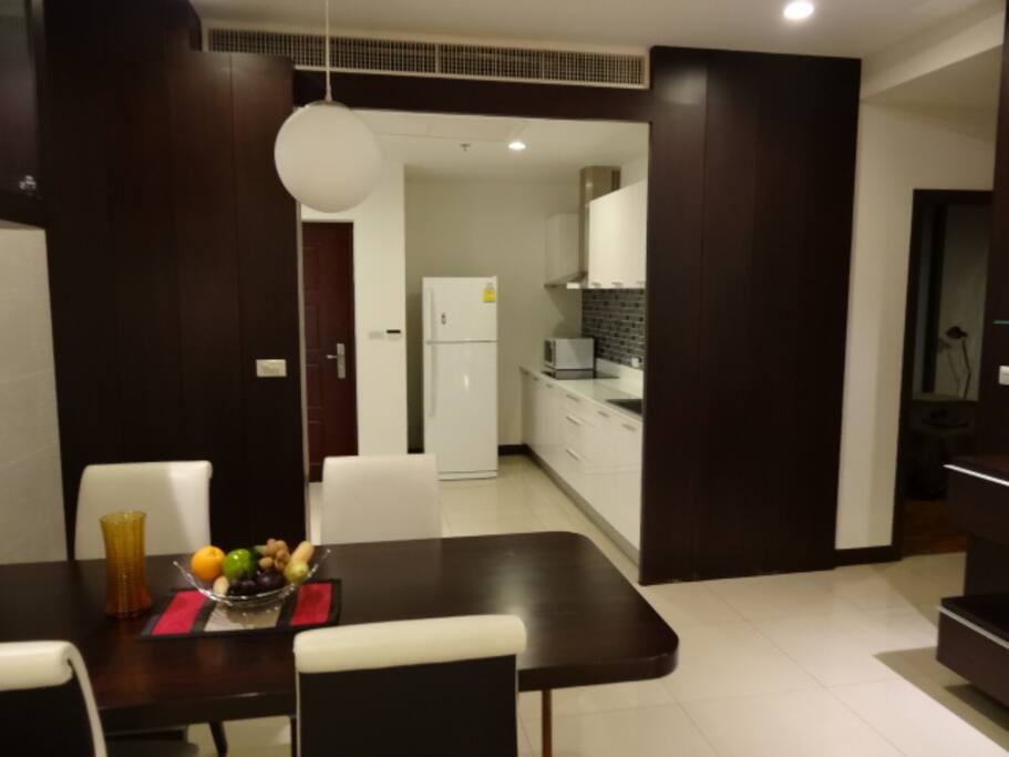 Living Room with Open Kitchen