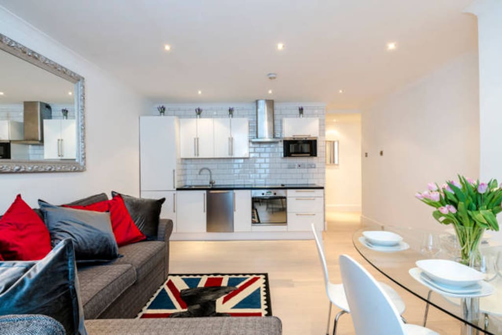 With a brand new kitchen